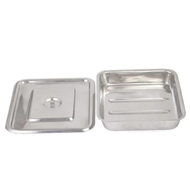 Intrument Tray SS With Cover