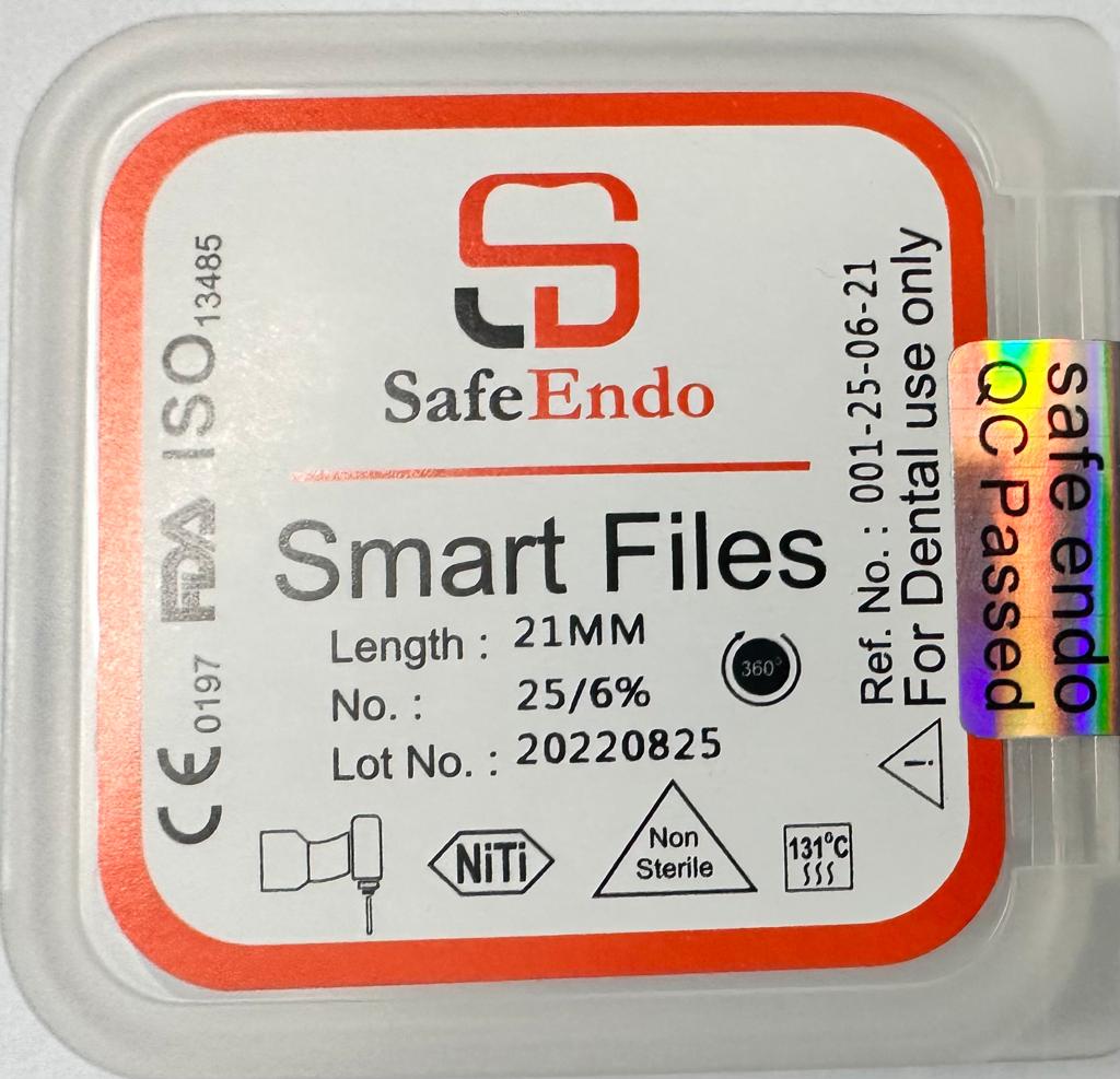 SafeEndo – Smart Files (Rotary Endodontic Instrument)