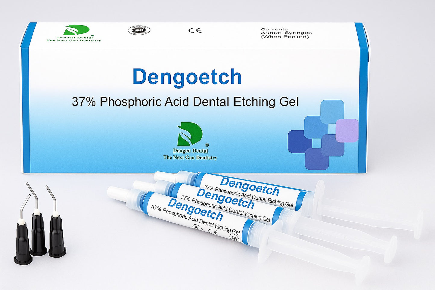 Dengoetch Etchant Gel 4 Syringe Economy Pack