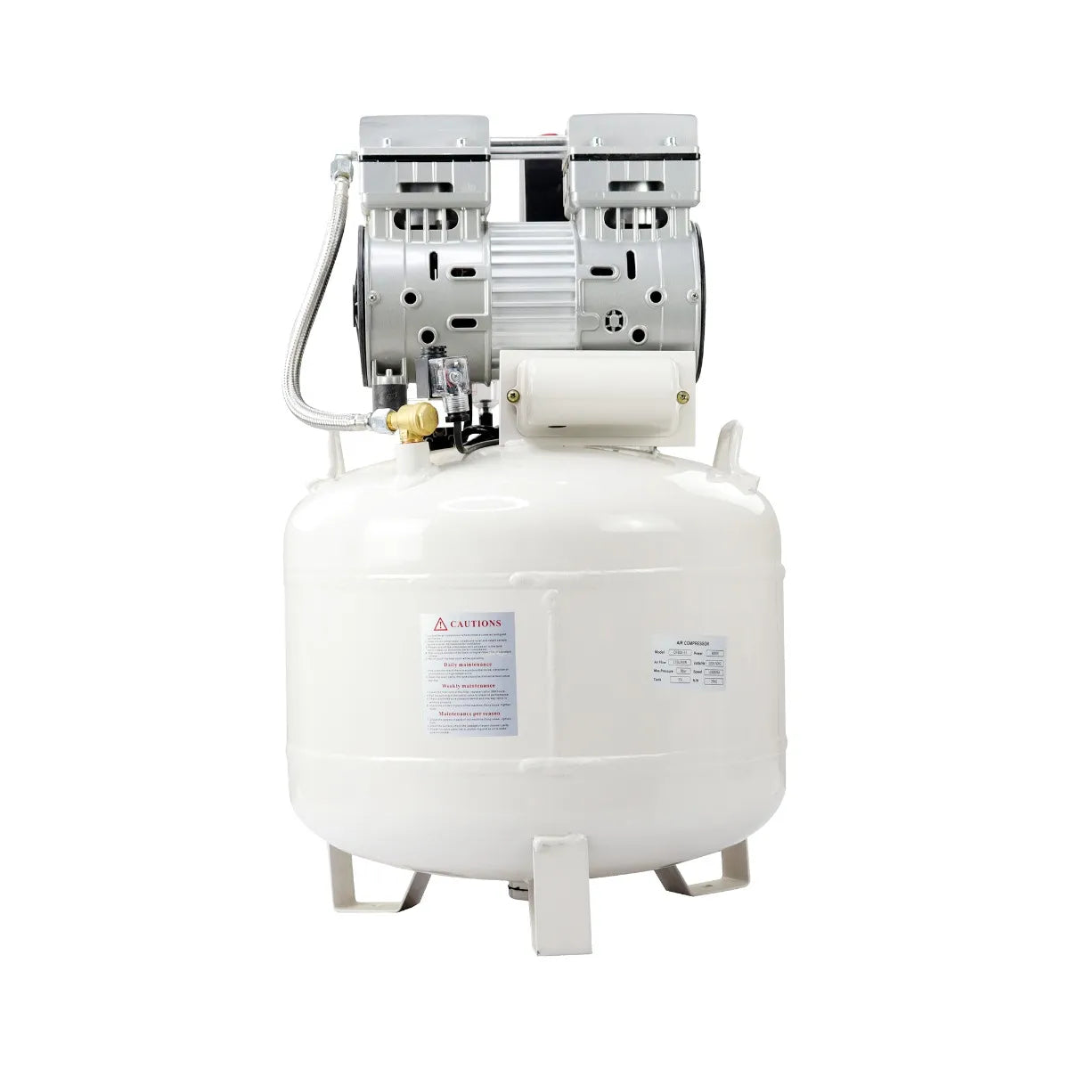 Waldent TurboX Pro Air Compressor 1.1HP- Round Tank